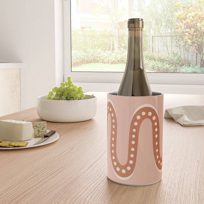 Minimal Snake - Coral & Pink Wine Chiller Gallery Image 4