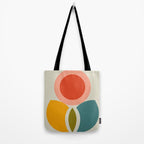 mid century bauhaus geometry large 2 Tote Bag Gallery Image 2