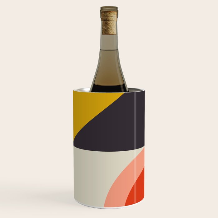 mid century bauhaus geometry large 2 Wine Chiller Gallery Image 2
