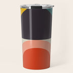 mid century bauhaus geometry large 2 Travel Mug Gallery Image 1