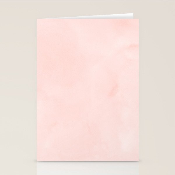 Seashell Pink Watercolor Stationery Card Gallery Image 2