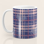 Tartan and Floral Texture Pattern Coffee Mug Gallery Image 3