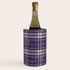 Tartan and Floral Texture Pattern Wine Chiller Gallery Image 3