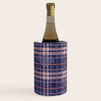 Tartan and Floral Texture Pattern Wine Chiller Gallery Image 2