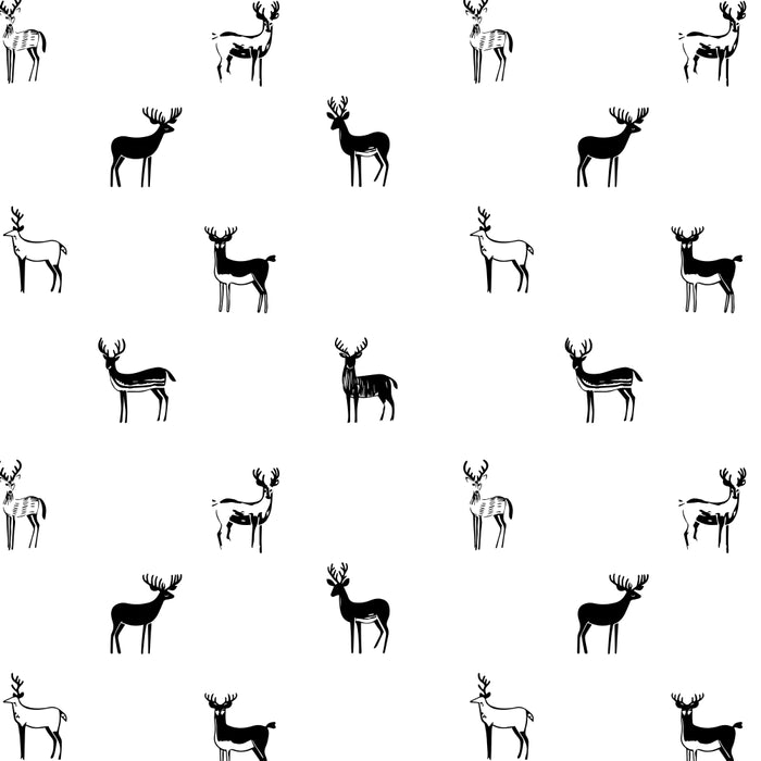 Reindeer animal doodle art pattern Coffee Mug Gallery Image 2