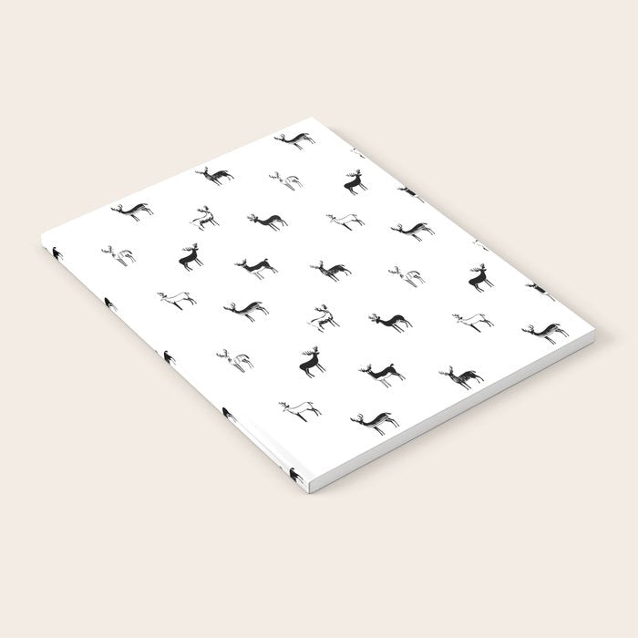 Reindeer animal doodle art pattern Notebook Gallery Image 2