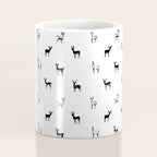 Reindeer animal doodle art pattern Coffee Mug Gallery Image 4
