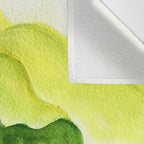 Abstract in Yellow, Green and Blue Wall Tapestry Gallery Image 3