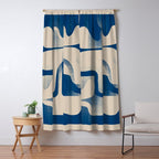 Modern Abstract Shapes 95 Window Curtain Gallery Image 5