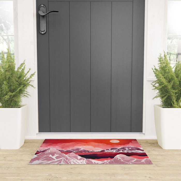 Scarlet Glow Welcome Mat Gallery Image 3