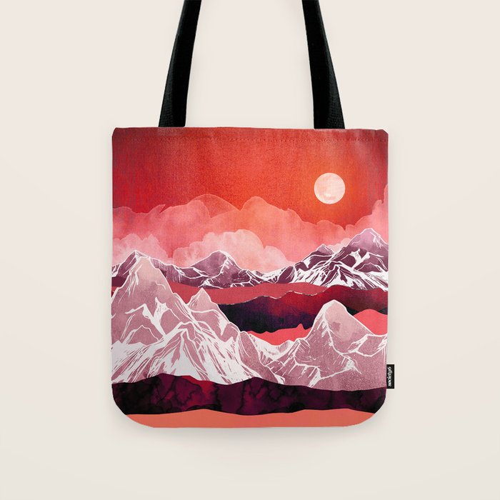 Scarlet Glow Tote Bag Gallery Image 1