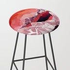 Scarlet Glow Stool Gallery Image 2