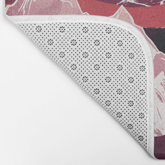 Scarlet Glow Bath Mat Gallery Image 2