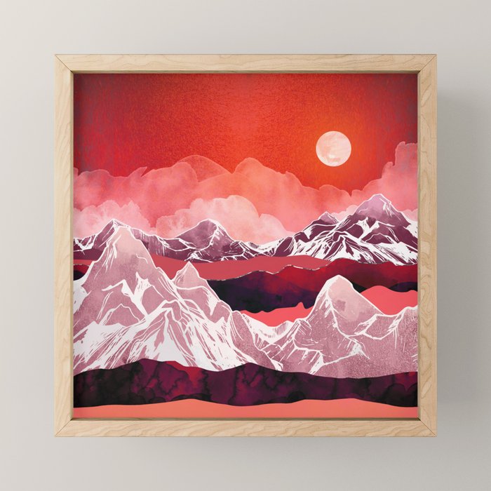 Scarlet Glow Mini Art Print Gallery Image 1