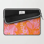 Tropical Jungle Pattern - Orange & pink Laptop Sleeve Gallery Image 2
