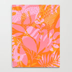 Tropical Jungle Pattern - Orange & pink Notebook Gallery Image 4