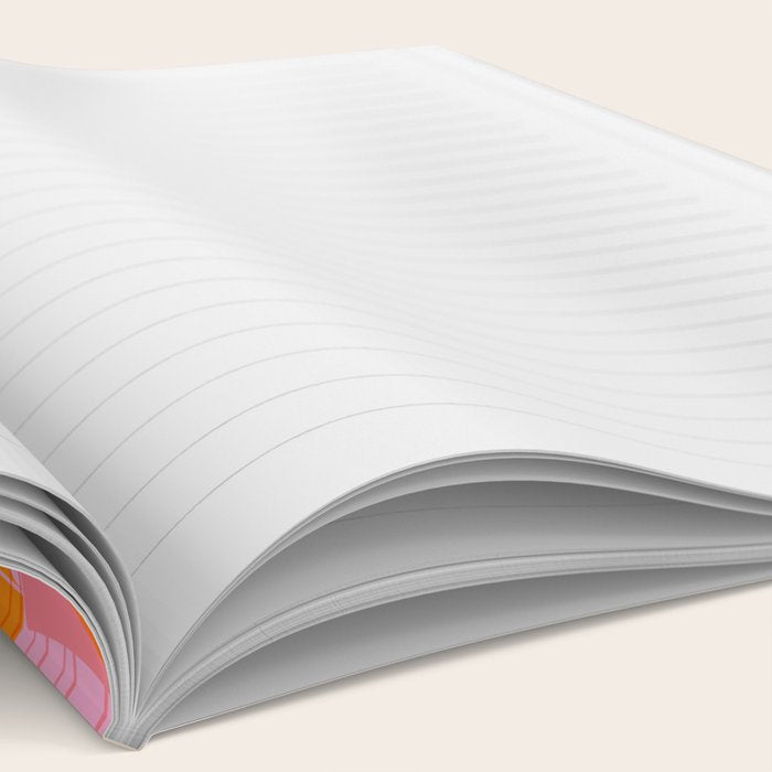 Tropical Jungle Pattern - Orange & pink Notebook Gallery Image 2