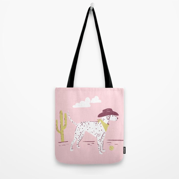 Wild West Dalmatian in Cowboy Hat Tote Bag Gallery Image 2