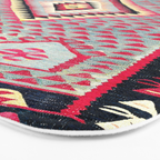 Sarkoy  Antique Bulgarian Kilim Print Bath Mat Gallery Image 3