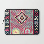 Sarkoy  Antique Bulgarian Kilim Print Laptop Sleeve Gallery Image 1