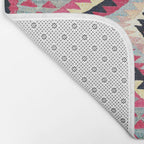 Sarkoy  Antique Bulgarian Kilim Print Bath Mat Gallery Image 2