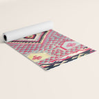 Sarkoy  Antique Bulgarian Kilim Print Yoga Mat Gallery Image 2