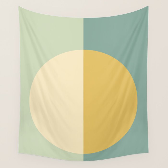 Color Block Abstract XXIII Wall Tapestry Gallery Image 1