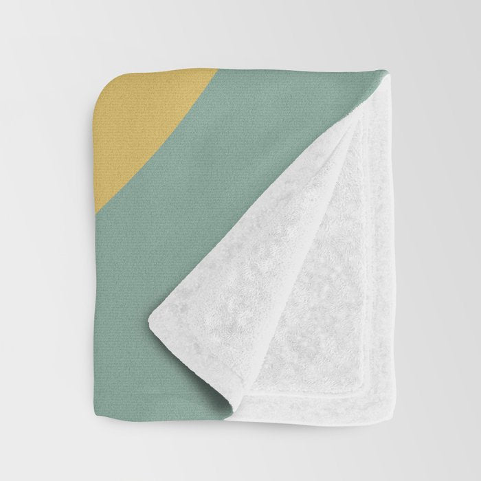Color Block Abstract XXIII Throw Blanket Gallery Image 3