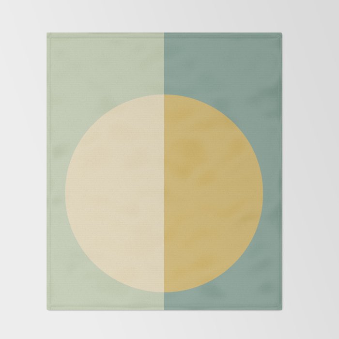 Color Block Abstract XXIII Throw Blanket Gallery Image 2