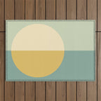 Color Block Abstract XXIII Outdoor Rug Gallery Image 1