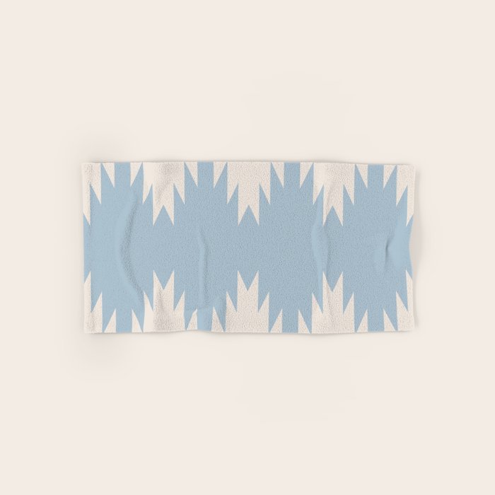 Geometric Southwestern Minimalism - Soft Sky Blue Towels Gallery Image 1