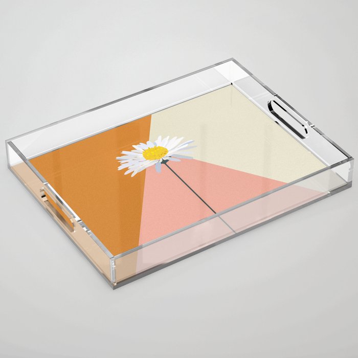 Daisy Love Acrylic Tray Gallery Image 1