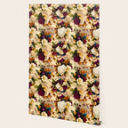 Vintage & Shabby Chic -  Nostalgic Winter Florals Pattern Wallpaper Gallery Image 2
