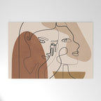 Abstract Faces 5  Welcome Mat Gallery Image 1