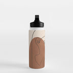 Abstract Faces 5  Water Bottle Gallery Image 3