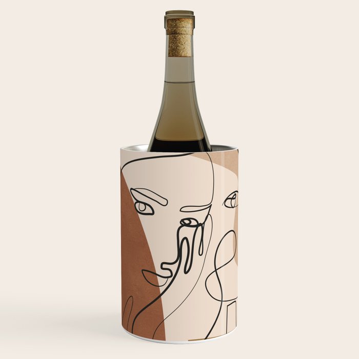 Abstract Faces 5  Wine Chiller Gallery Image 1