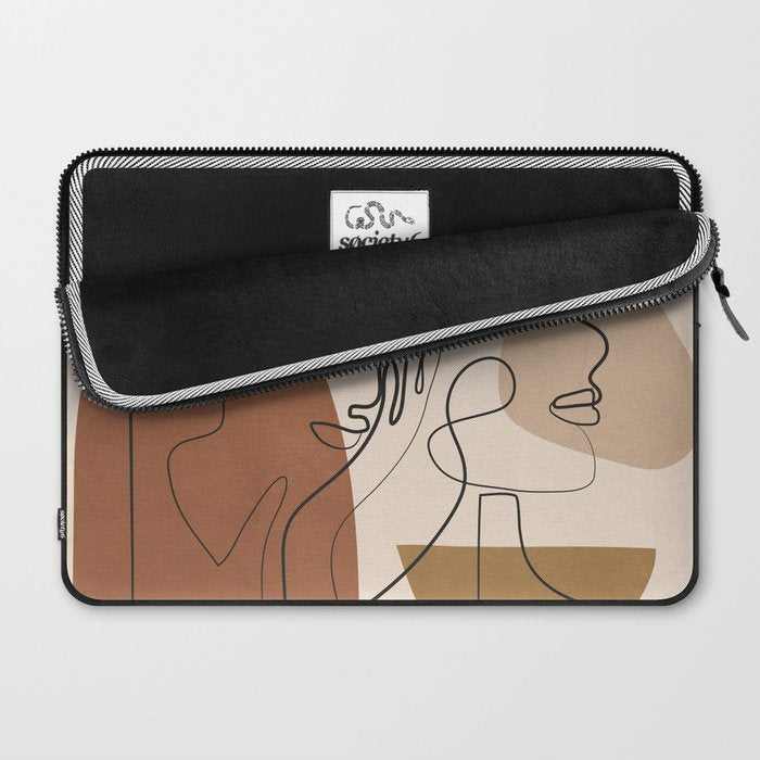Abstract Faces 5  Laptop Sleeve Gallery Image 2