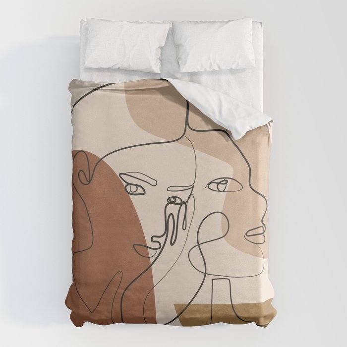 Abstract Faces 5  Duvet Cover Gallery Image 6