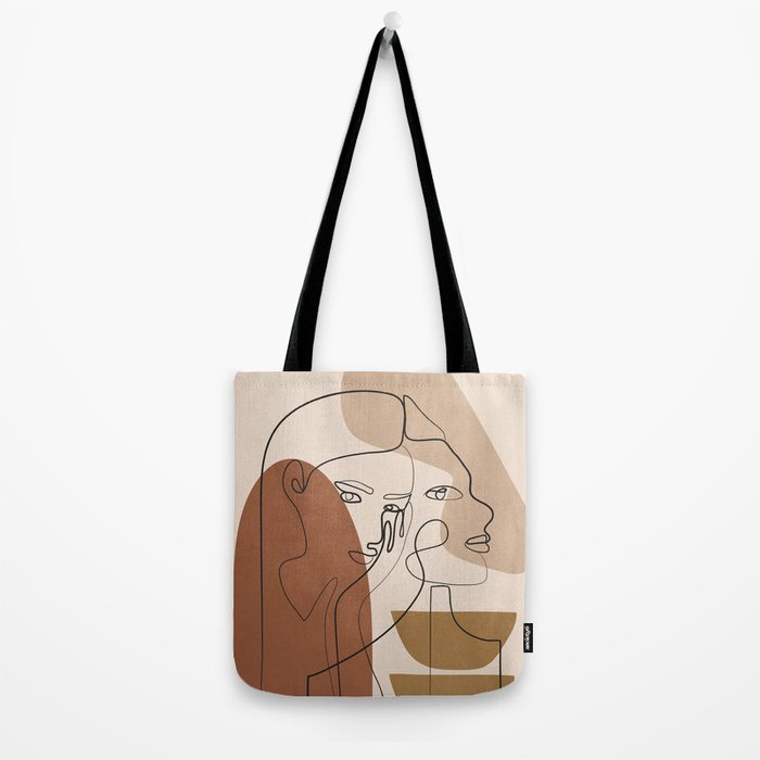Abstract Faces 5  Tote Bag Gallery Image 2
