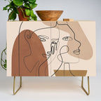 Abstract Faces 5  Credenza Gallery Image 1