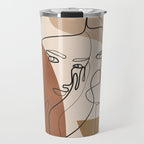 Abstract Faces 5  Travel Mug Gallery Image 1