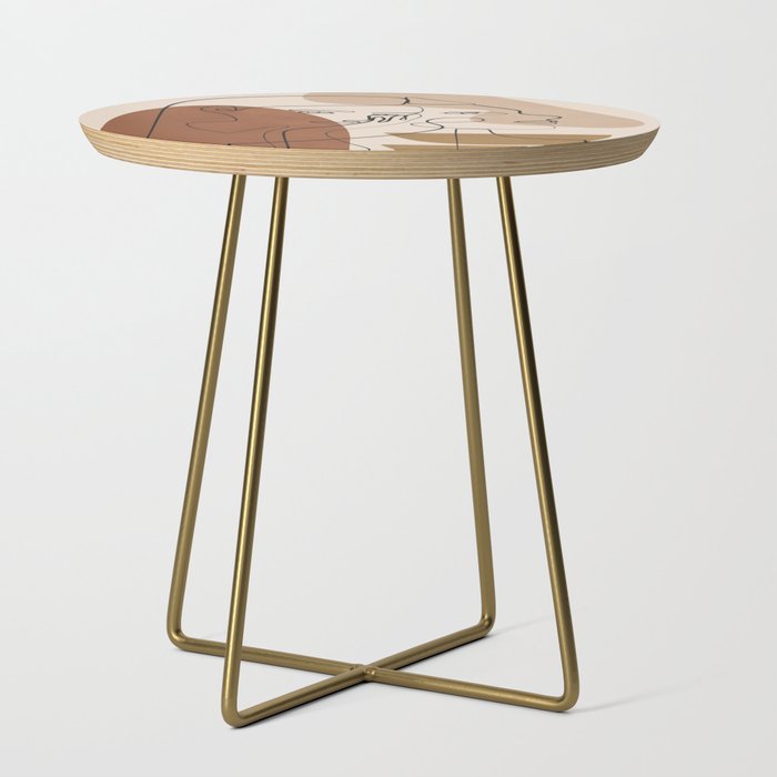 Abstract Faces 5  Side Table Gallery Image 1