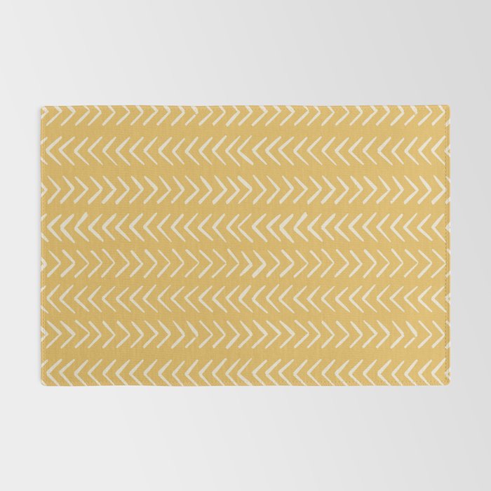 Yellow Arrow Mudcloth  Rug Gallery Image 2