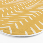 Yellow Arrow Mudcloth  Bath Mat Gallery Image 3