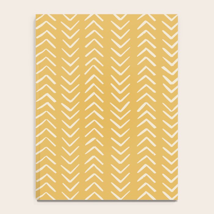 Yellow Arrow Mudcloth  Notebook Gallery Image 4