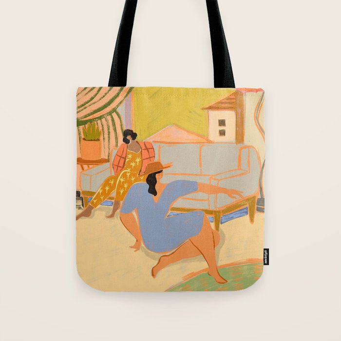 A Quiet Day At Home Tote Bag Gallery Image 1