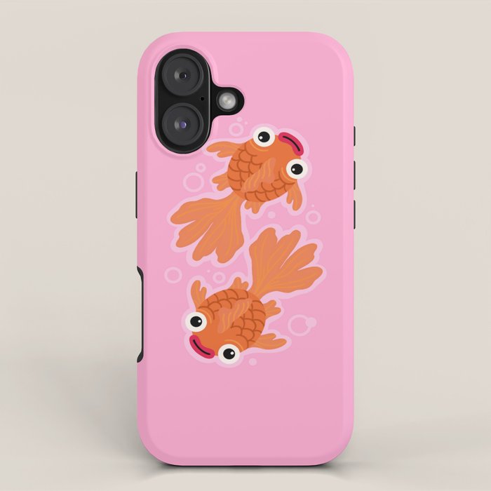Goldfish Cute Kawaii Fish iPhone Case Gallery Image 1