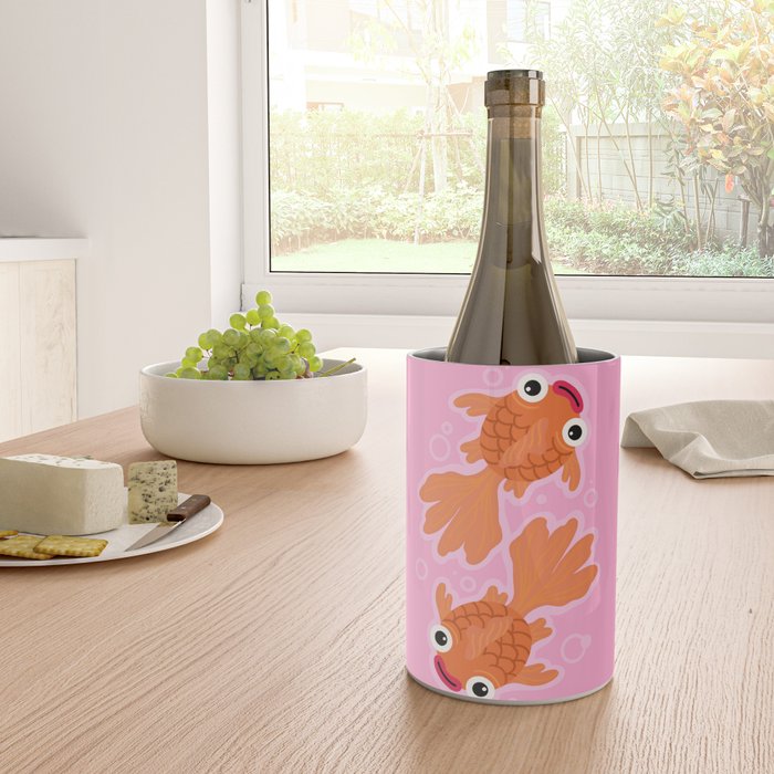 Goldfish Cute Kawaii Fish Wine Chiller Gallery Image 4