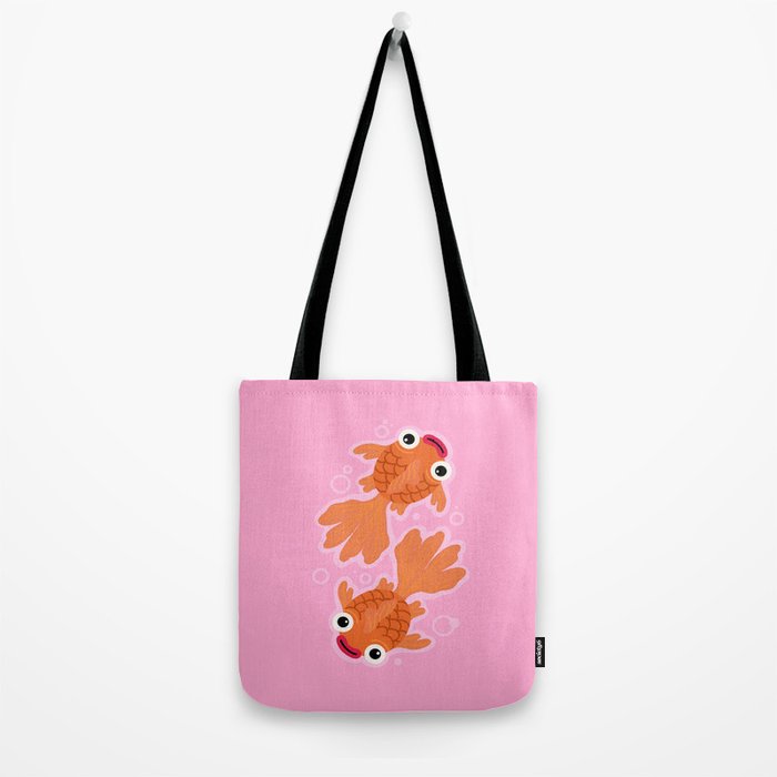 Goldfish Cute Kawaii Fish Tote Bag Gallery Image 2