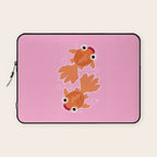 Goldfish Cute Kawaii Fish Laptop Sleeve Gallery Image 1